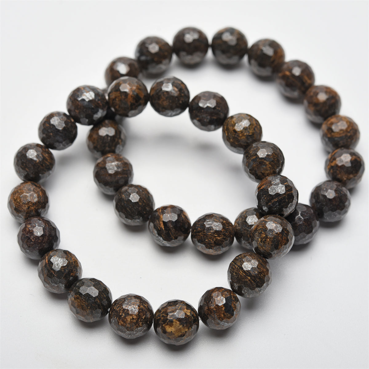 10mm faceted beads bracelet【$2-$4 each】