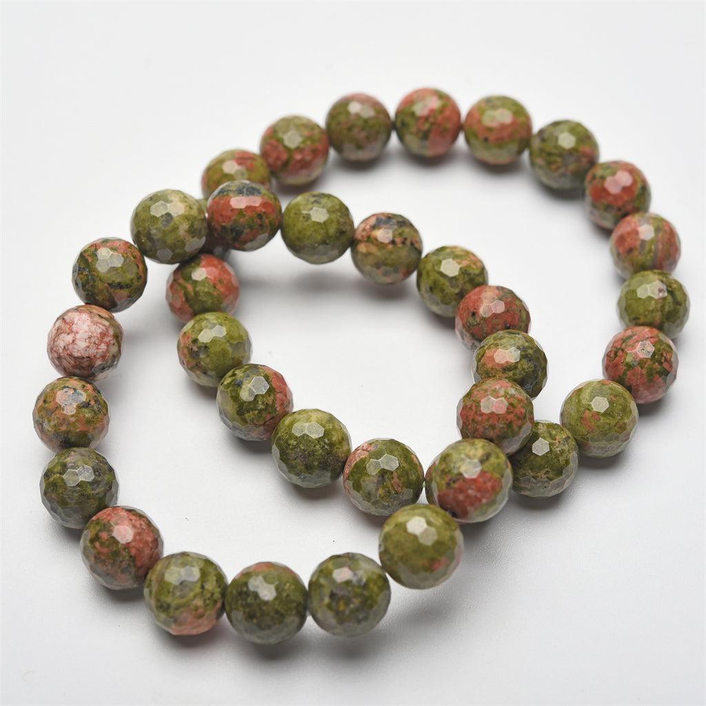 10mm faceted beads bracelet【$2-$4 each】