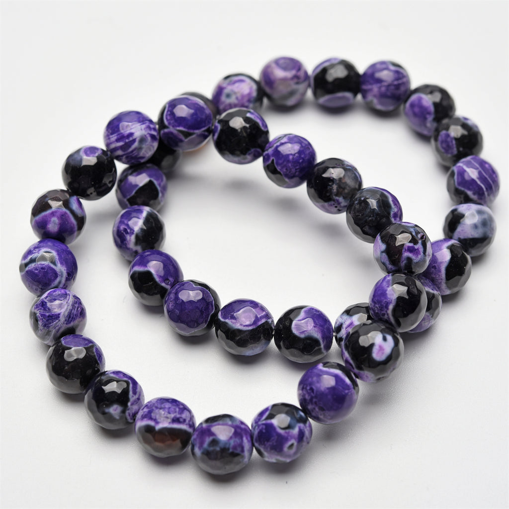 10mm faceted beads bracelet【$2-$4 each】