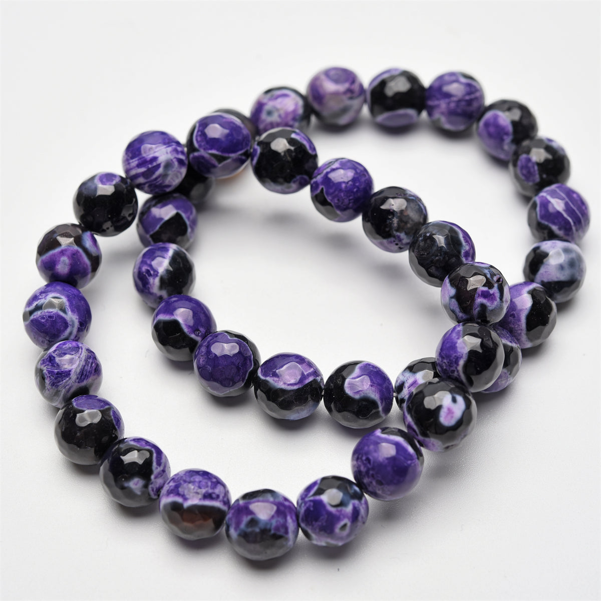 10mm faceted beads bracelet【$2-$4 each】