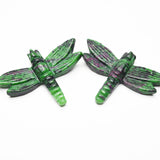 Flat crystal dragonfly carvings【5kinds $9 each】