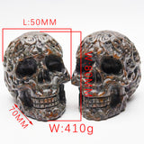 Crystal skull head carvings【2kinds $55 each】