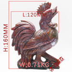 Crystal rooster carvings【6kinds $18-$200 Each】