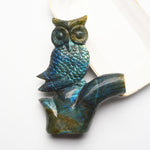 Labradorite animal carvings【Owl & Rhino】