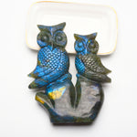 Labradorite animal carvings【Owl & Rhino】