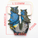 Labradorite animal carvings【Owl & Rhino】