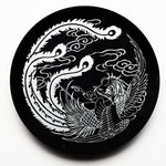 Obsidian Round Plate【36 designs gold&silver&pink】