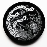 Obsidian Round Plate【36 designs gold&silver&pink】