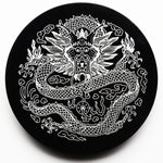 Obsidian Round Plate【36 designs gold&silver&pink】