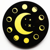 Obsidian Round Plate【36 designs gold&silver&pink】