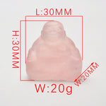 Rose quartz small Buddha carvings