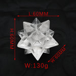 Clear quartz MerKaBa carvings