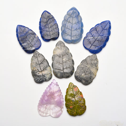 Crystal leaf carvings【Only Last 9pcs 】