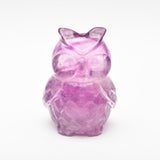 NEW Rainbow Fluorite Carvings【Cats & Owls】