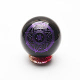Obsidian patterned spheres【6 designs & part 1】