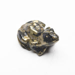 Ruby and Pyrite frog carvings【new！】