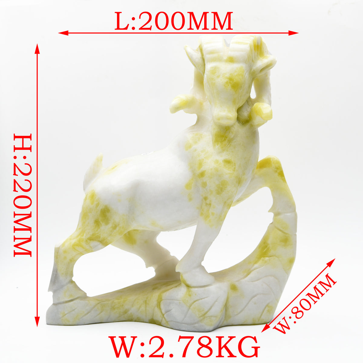 Olive Jade Animal Carvings【Large size !!! 】