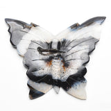Durzy agate butterfly carvings【New！Flat back】