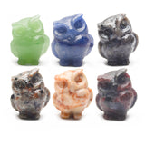 Crystal owl small carvings