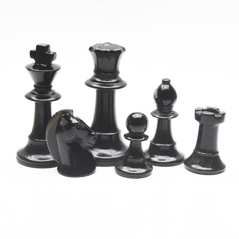 Obsidian Chess Carvings