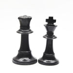 Obsidian Chess Carvings