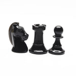 Obsidian Chess Carvings