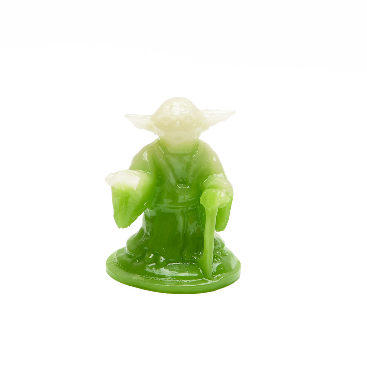 Luminous Yoda carvings