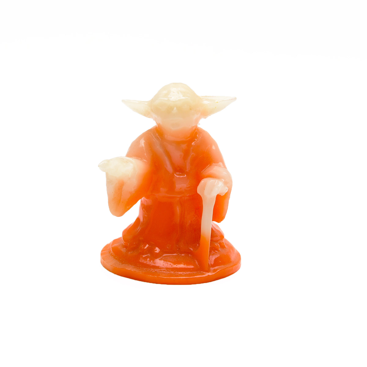 Luminous Yoda carvings