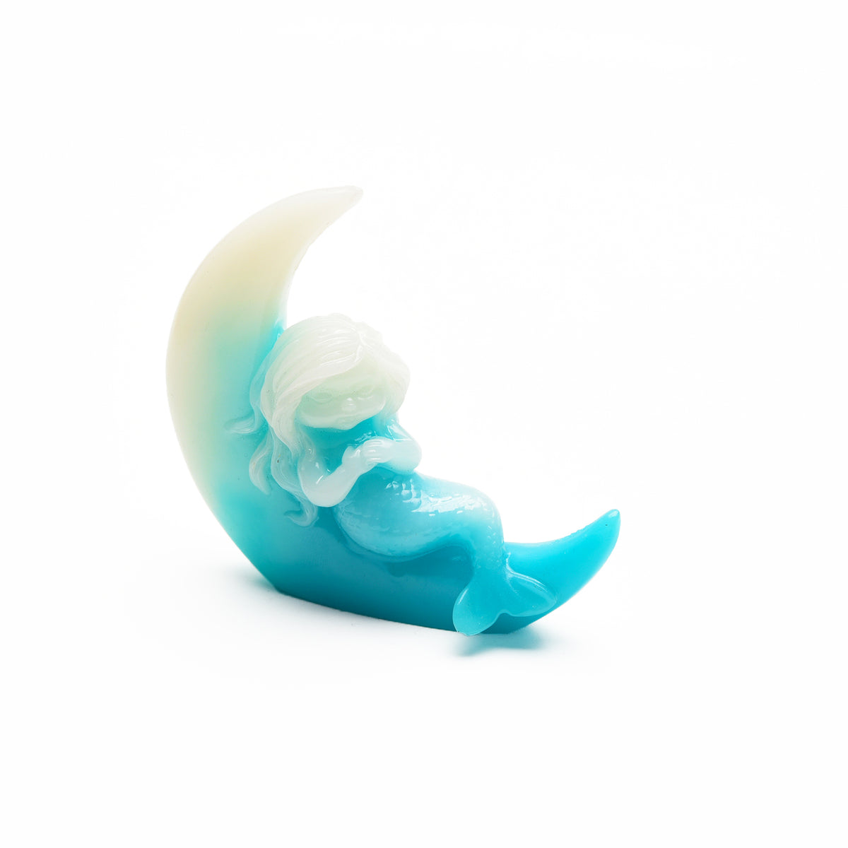 luminous moon mermaid carvings