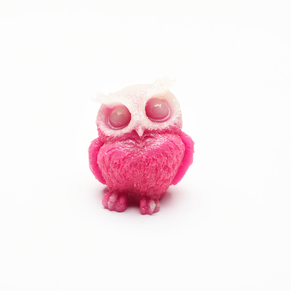 Luminous owl carvings