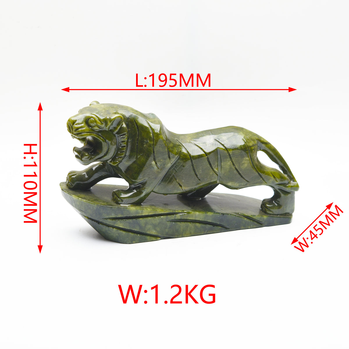 Large green jade animal carvings【large size】