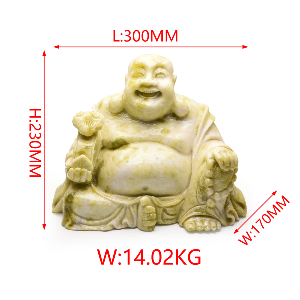 large olive jade Buddha carvings【3 designs】