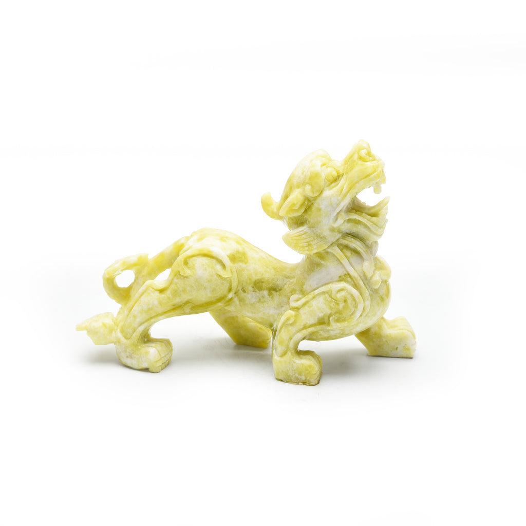 Olive jade dragon turtle and pixiu carvings【big size】
