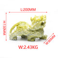 Olive jade dragon turtle and pixiu carvings【big size】
