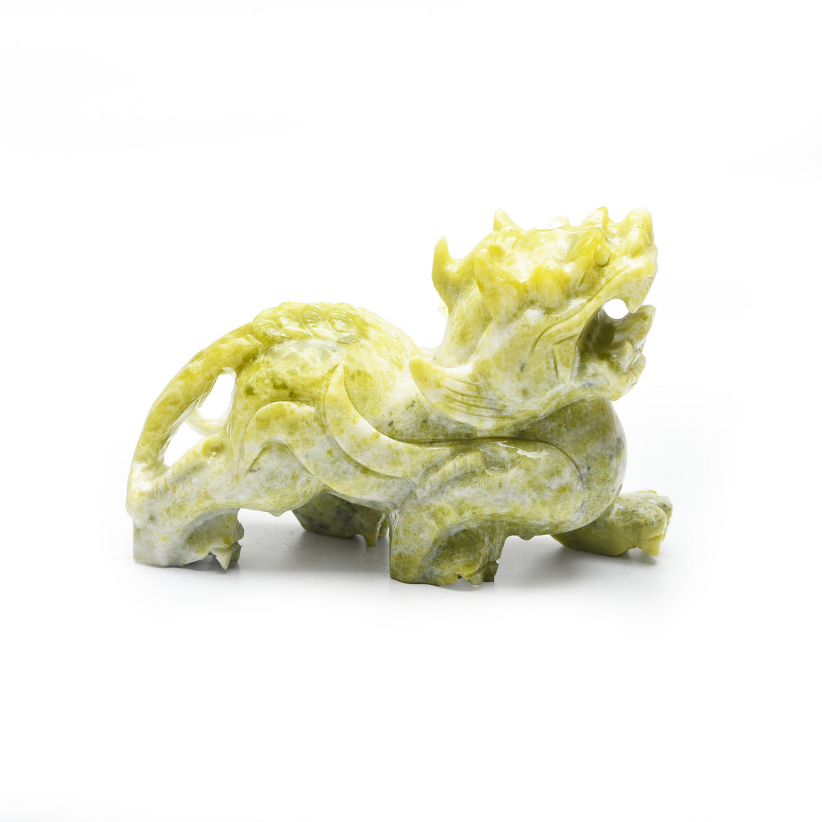 Olive jade dragon turtle and pixiu carvings【big size】