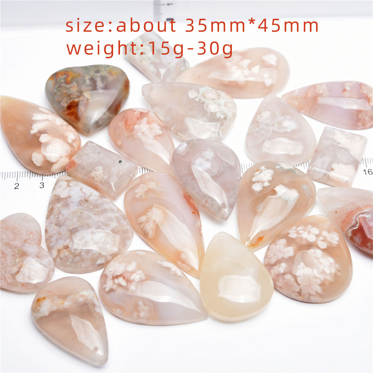 Larmogutaj pendantoj el naturaj kristaloj/gemoj【3-15 USD ĉiu】 