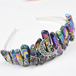 【aura crystal point handmade Crown】Aura clear quartz Crown gifts（22 kinds, $12 each）