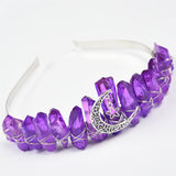 【aura crystal point handmade Crown】Aura clear quartz Crown gifts（22 kinds, $12 each）