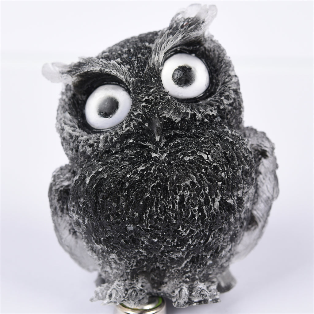 【Orgenite chips owl】Popular customers customize natural crystal ships material owls