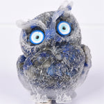【Orgenite chips owl】Popular customers customize natural crystal ships material owls