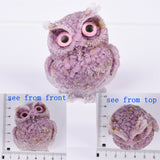 【Orgenite chips owl】Popular customers customize natural crystal ships material owls