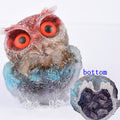 【Orgenite chips owl】Popular customers customize natural crystal ships material owls