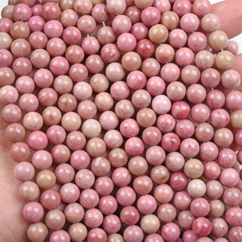【Loose beads--Red Wood Jasper】