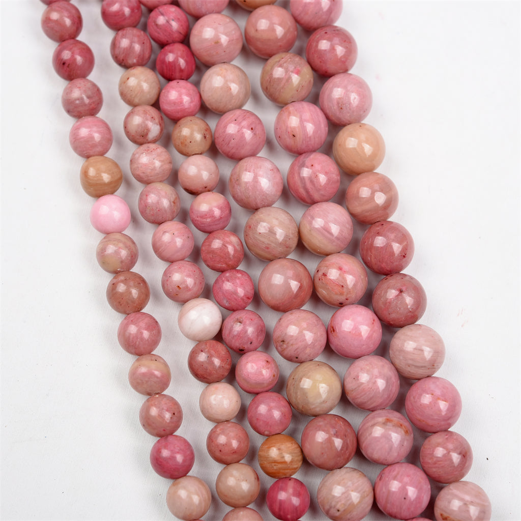 【Loose beads--Red Wood Jasper】