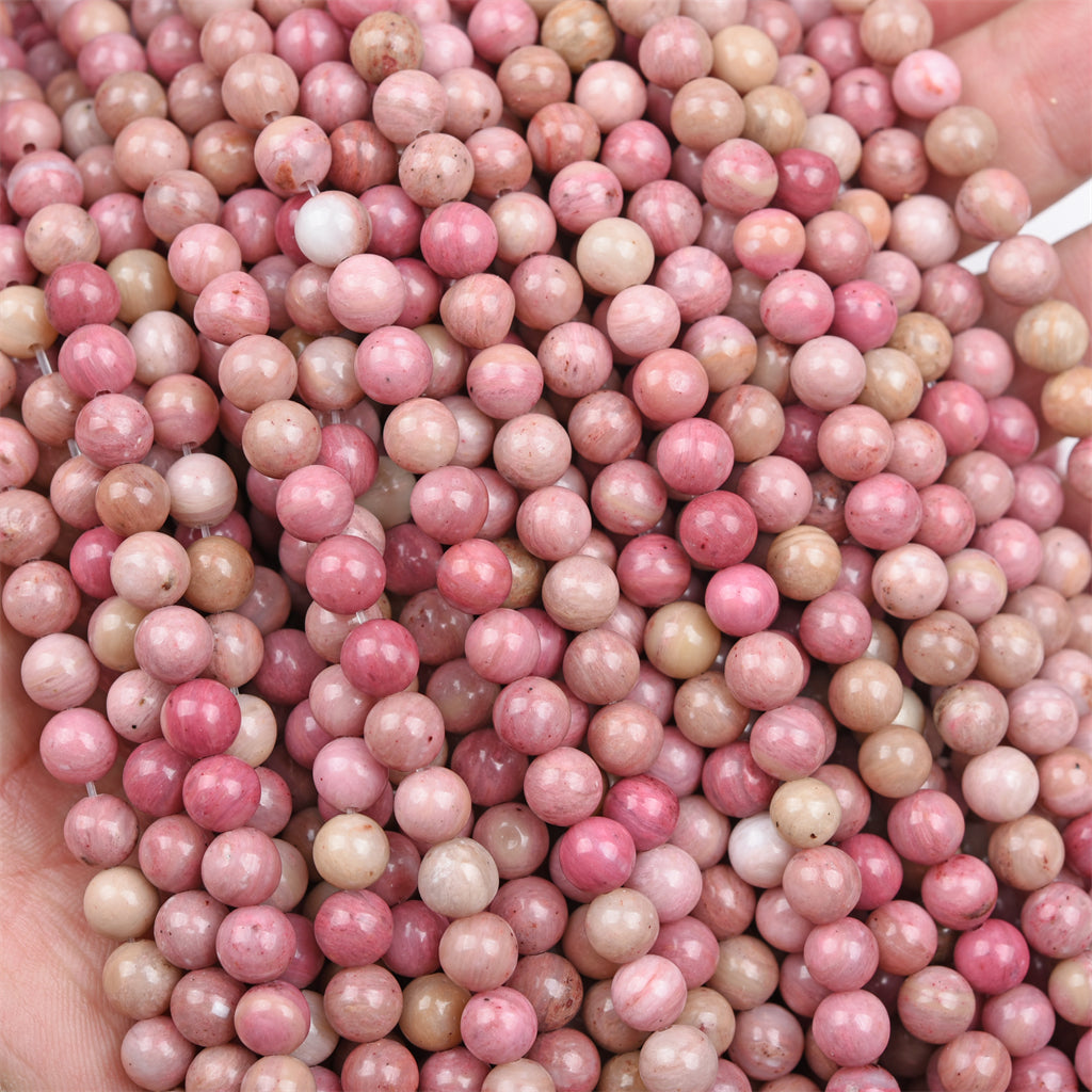 【Loose beads--Red Wood Jasper】