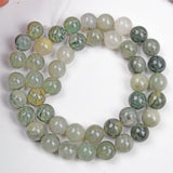 【Loose beads--Green Rabbit hair】
