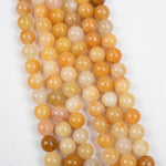 【Loose beads--Yellow Jade】