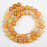 【Loose beads--Yellow Jade】