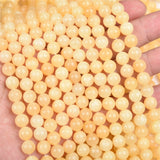 【Loose beads--Honey Calcite】