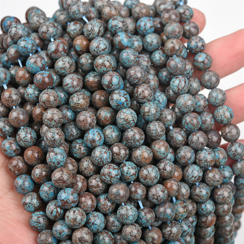 【Loose beads--Blue Snowflake】